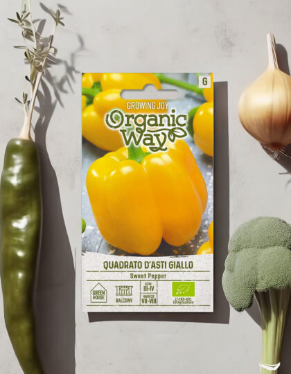 Luomupaprikan siemenet